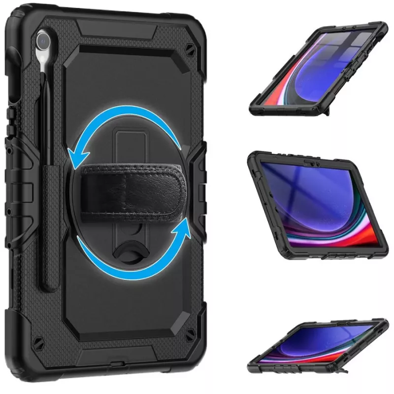 Tech-Protect Solid360 per Samsung Galaxy Tab S9 / S9 FE / S10 FE / S10 LITE nero