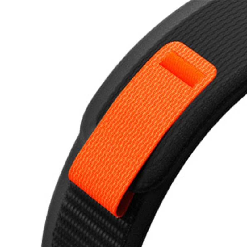 TECH-PROTECT cinturino in nylon per Garmin Fenix 5 / 6 / 6 Pro / 7 – nero/arancione