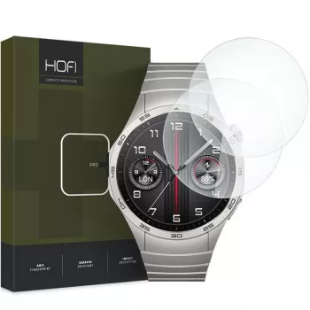 HOFI Glass Pro+ confezione da 2 pellicole protezione schermo vetro temperato per Huawei Watch GT 4 (46mm) trasparente