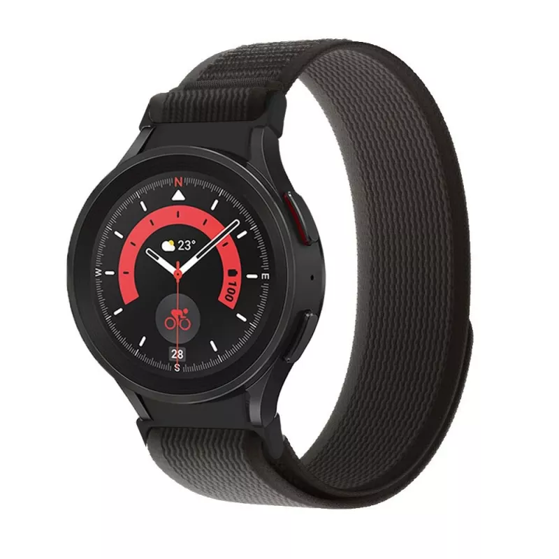 TECH-PROTECT nylon Samsung Galaxy Watch 4 / 5 / 5 Pro / 6 / 7 / FE nero/arancione