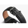Bellroy Classic Leather Band per Apple Watch, nero, 40mm, 41mm, 38mm, 42mm (Serie 10/11)