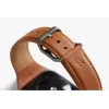 Bellroy Classic Leather Band per Apple Watch, marrone, 40mm, 41mm, 38mm, 42mm (Serie 10/11)