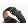 Bellroy Classic Leather Band per Apple Watch, nero, 44mm, 45mm, 42mm (Series 1/2/3), 49mm, 46mm