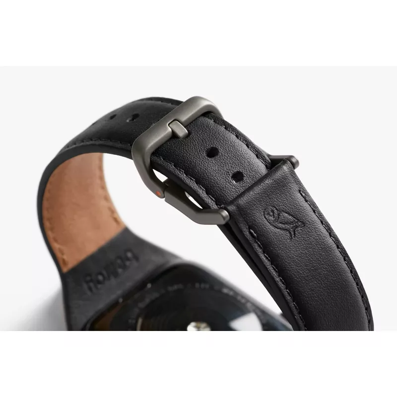 Bellroy Classic Leather Band per Apple Watch, nero, 44mm, 45mm, 42mm (Series 1/2/3), 49mm, 46mm