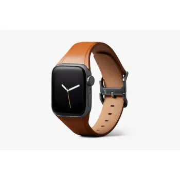 Bellroy Classic Leather Band per Apple Watch, marrone, 42mm, 44mm, 45mm, 46mm, 49mm