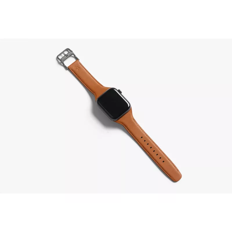 Bellroy Classic Leather Band per Apple Watch, marrone, 42mm, 44mm, 45mm, 46mm, 49mm