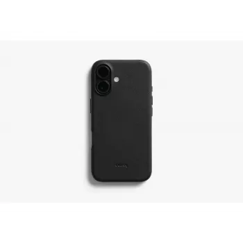 Bellroy Leather Case per iPhone 16, nero