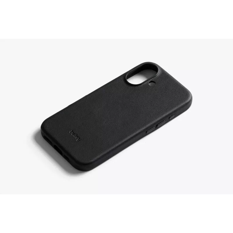 Bellroy Leather Case per iPhone 16, nero