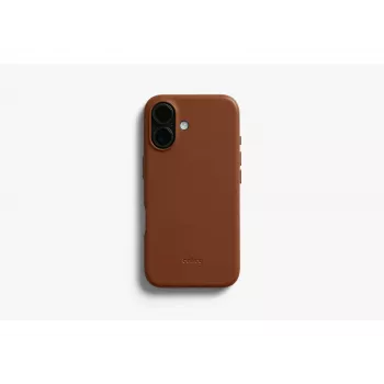 Custodia in pelle Bellroy per iPhone 16, marrone