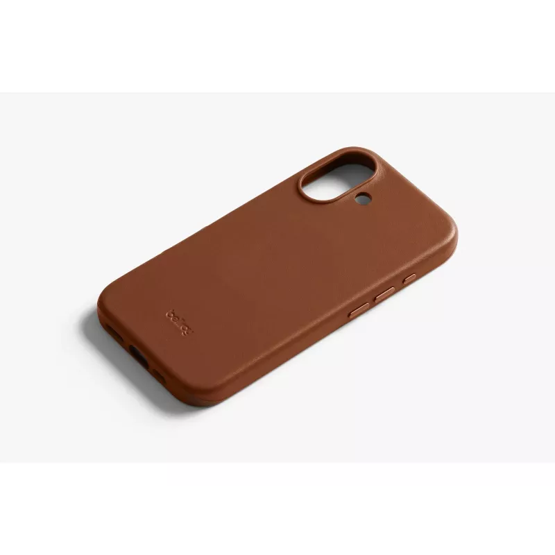Custodia in pelle Bellroy per iPhone 16, marrone
