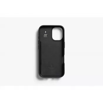 Bellroy Leather Card Case per iPhone 16, nero