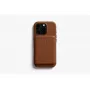 Custodia in pelle Bellroy con portafoglio magnetico per iPhone 16 Pro, marrone