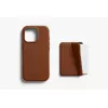 Custodia in pelle Bellroy con portafoglio magnetico per iPhone 16 Pro, marrone