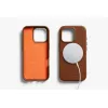 Custodia in pelle Bellroy con portafoglio magnetico per iPhone 16 Pro, marrone