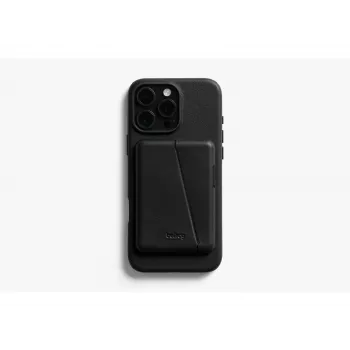 Custodia in pelle Bellroy con portafoglio magnetico per iPhone 16 Pro Max, nero