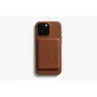 Bellroy Custodia in pelle con portafoglio magnetico per iPhone 16 Pro Max, marrone
