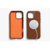 Bellroy Custodia in pelle con portafoglio magnetico per iPhone 16 Pro Max, marrone