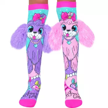 MADMIA Calzini al ginocchio per bambini Coco In Parris Puppy orecchie in peluche 3D MM172