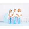 MADMIA Calzini al ginocchio per bambini Frozen Elsa stampa 3D - 1 paio