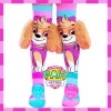 MADMIA Calzini al ginocchio per bambini Paw Patrol Skye con orecchie in peluche 3D - rosa/blu/bianco