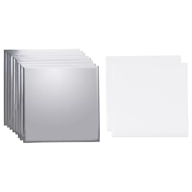 Cricut foglio vinile transfer 30,5 cm x 30,5 cm argento metallizzato lucido