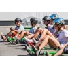 EzyRoller Classic go-kart a pedali per bambini 3-12 anni rosso