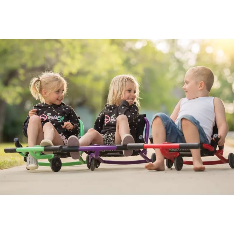 EzyRoller Classic go-kart a pedali per bambini 3-12 anni viola