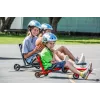 EzyRoller Classic go-kart a pedali per bambini 3-12 anni, nero