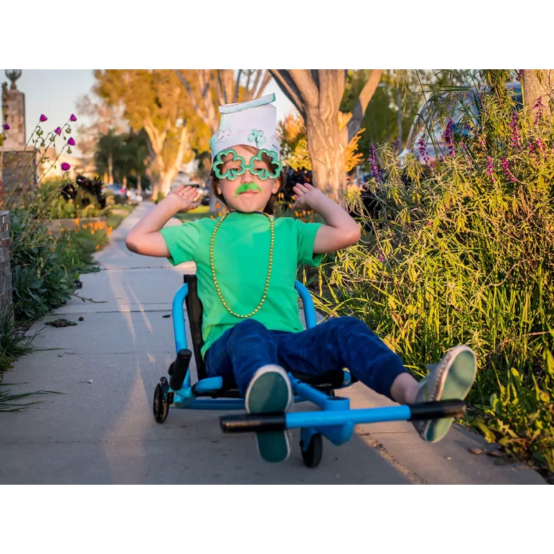 EzyRoller Classic Blue giocattolo da cavalcare per bambini da 3-12 anni
