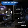 X Rocker Agility eSports sedia da gaming blu/nero
