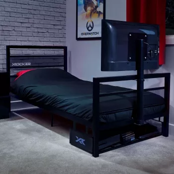 XROCKER letto singolo gaming nero