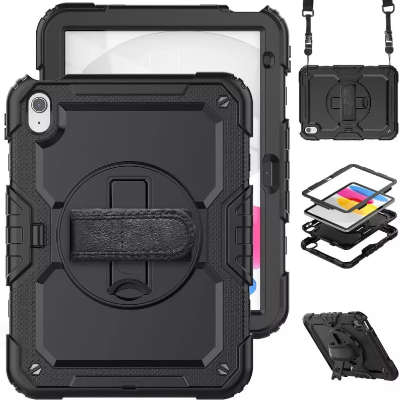 Tech-Protect Solid360 per iPad 10,9 10ª gen (2022) / iPad 11 11ª gen (2025) nero
