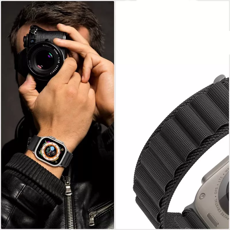 Tech-Protect Nylon Pro Sport Loop per Apple Watch 4 / 5 / 6 / 7 / 8 / SE / Ultra (42 / 44 / 45 / 49mm) arancione