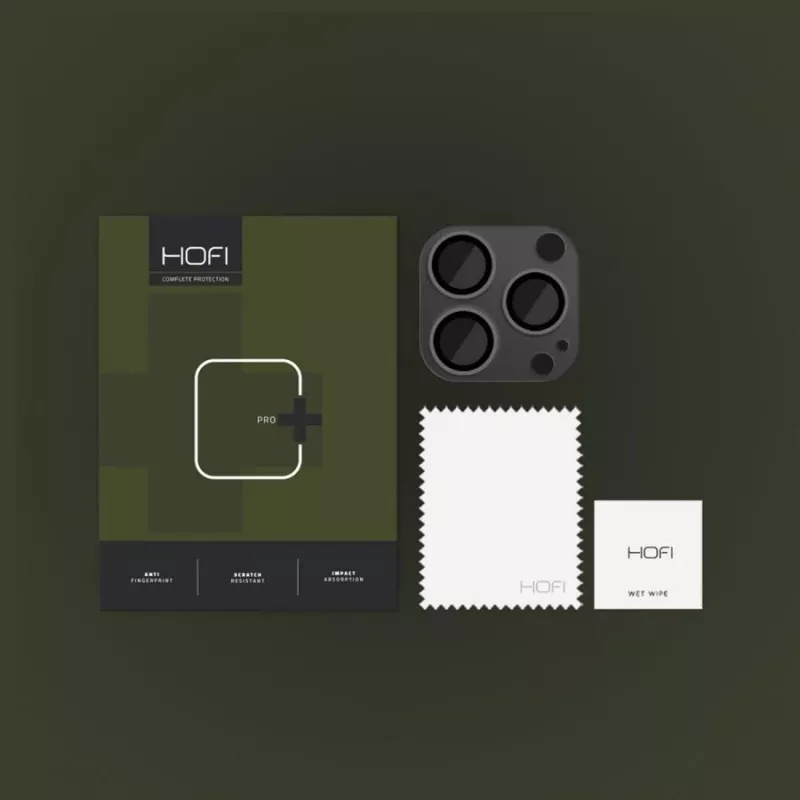 Hofi FullCam Pro+ protezione lenti fotocamera per iPhone 14 Pro / 14 Pro Max - nero