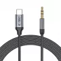 TECH-PROTECT ULTRABOOST cavo audio USB-C a mini jack 3,5 mm 100 cm nero