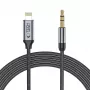 TECH-PROTECT UltraBoost cavo Lightning a mini jack AUX 3.5mm 100cm nero
