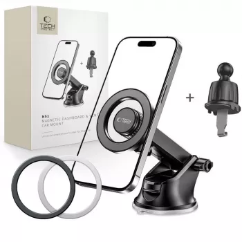 TECH-PROTECT N51 Magnetic MagSafe Dashboard & Vent Car Mount nero