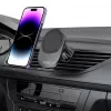 TECH-PROTECT MM15W-V1 Supporto Magnetico MagSafe per Cruscotto e Bocchetta Auto, Caricatore Wireless 15W nero