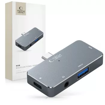 TECH-PROTECT V6-HUB Adattatore 4in1 grigio