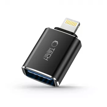 TECH-PROTECT ULTRABOOST Adattatore Lightning a USB OTG nero