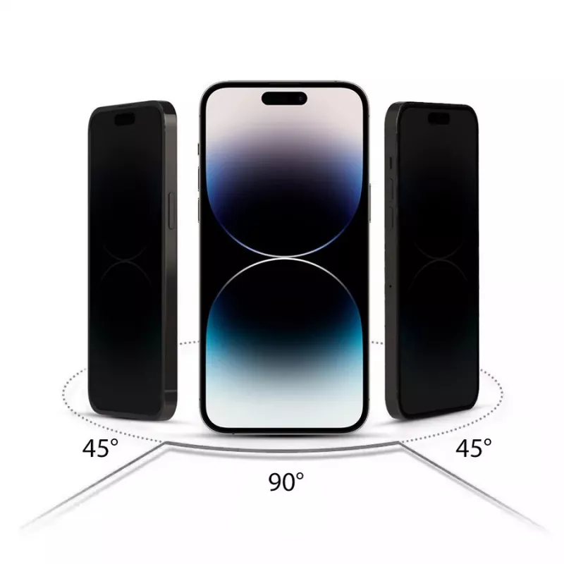 HOFI Anti Spy Glass Pro+ Pellicola Privacy per Apple iPhone 12 / 12 Pro