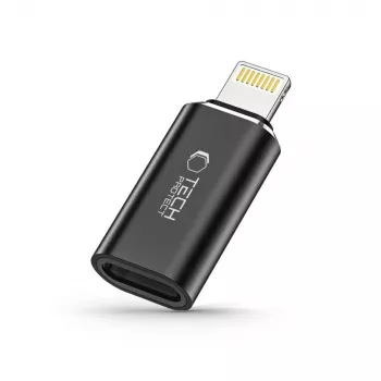 TECH-PROTECT ULTRABOOST Adattatore Lightning a USB-C nero