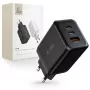 TECH-PROTECT C65W Alimentatore da Rete 3 Porte PD 65W / QC3.0 nero