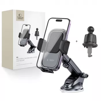 TECH-PROTECT V6 supporto auto universale per cruscotto e bocchetta di aerazione nero