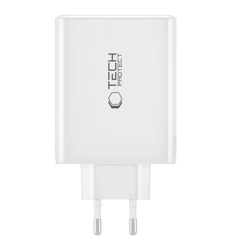 Tech-Protect NC100W-GAN caricatore da parete GaN 4-PORT nero 100W USB-C