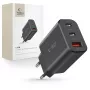 Tech-Protect NC30W Caricatore USB-C 3 Porte nero 30W