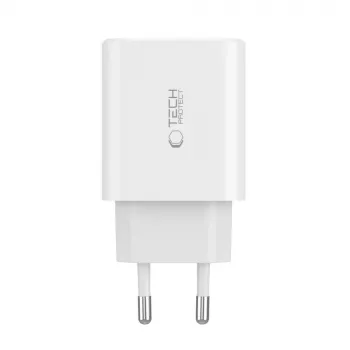 Tech-Protect NC30W Caricatore USB-C 3 Porte nero 30W