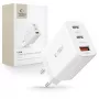 Tech-Protect NC30W Alimentatore da Parete USB-C e USB-A 3 Porte 30W bianco