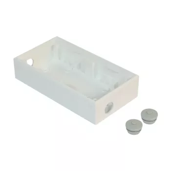 Shelly Doppia Custodia da Parete per Interruttore 35mm (SP3D0024)