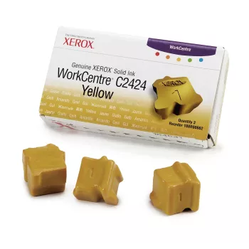 Xerox originale Solid Ink Stick giallo confezione da 3 (3400 pagine) 108R00662